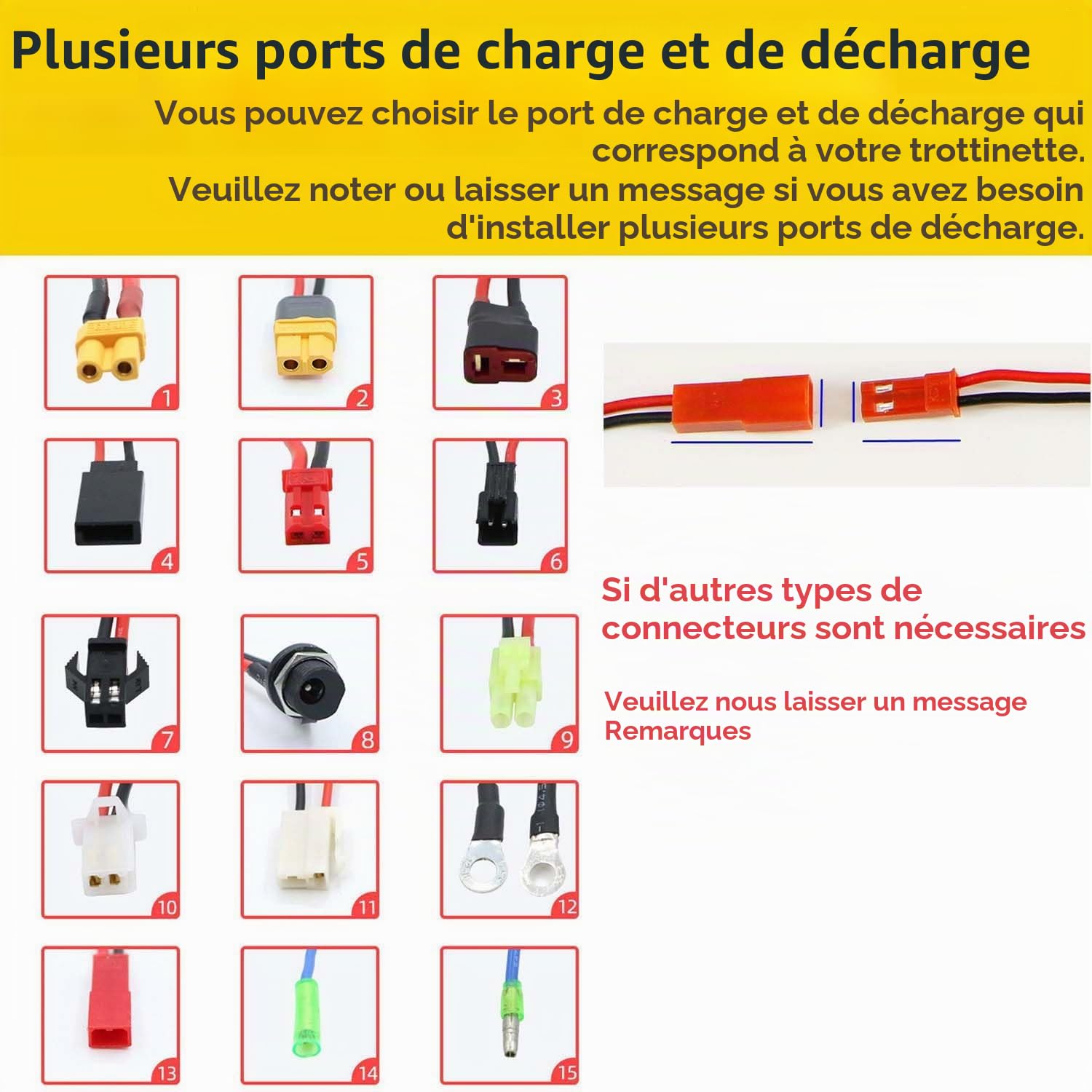48V Scooter Électrique Batterie 7.8AH Scooter Batterie Scooter Électrique Remplacement Accessoire Remplacement Batterie pour Scooter Intégré