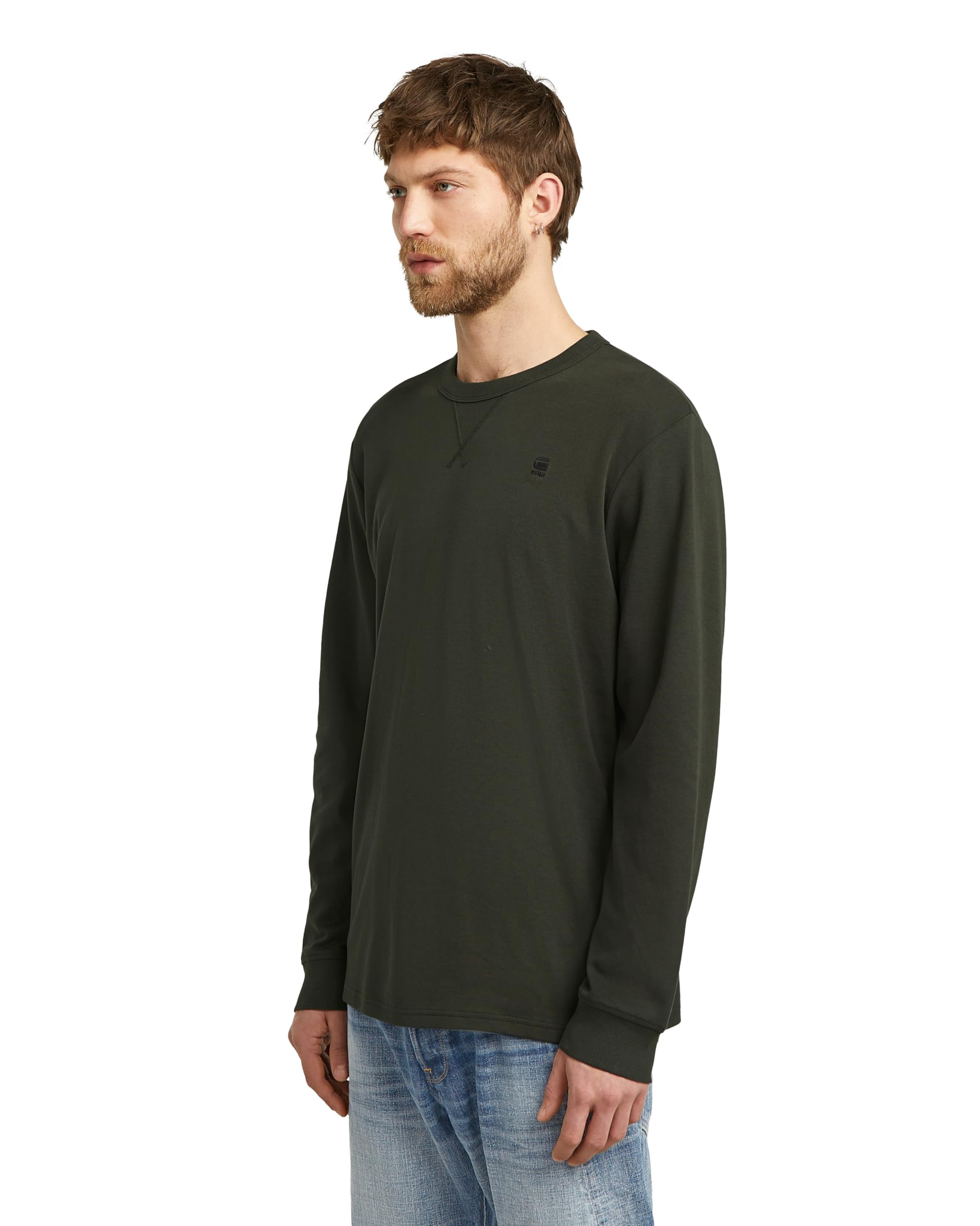 G-Star Longsleeve Nifous R mit geripptem Einsatz vorne – Bild 5
