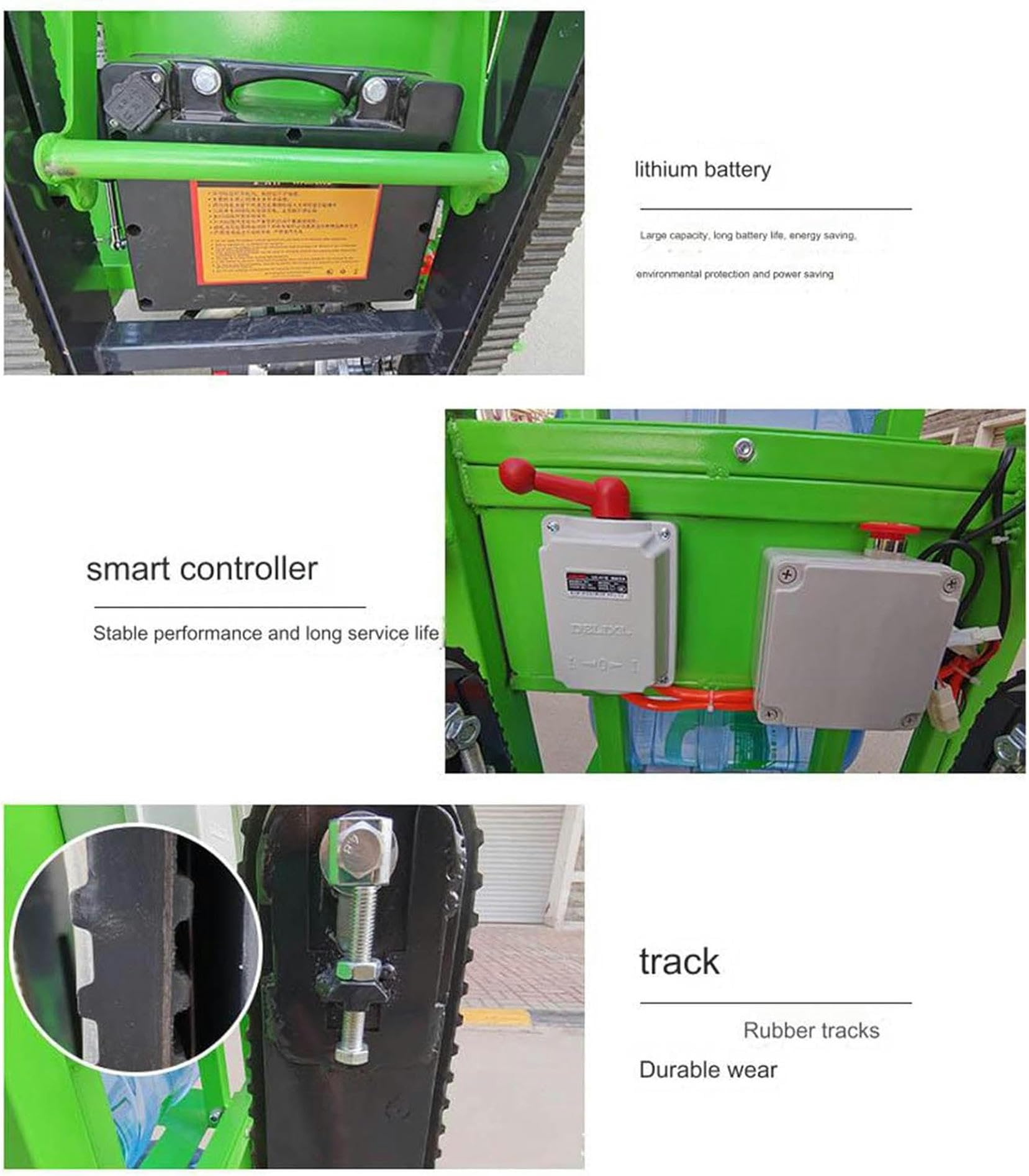 Carrello Elettrico per Salire Le Scale, Pieghevole, capacità di Carico Massima di 200 kg, Utilizzato per Lo Spostamento di Mobili, Elettrodomestici Pesanti, Materiali da Costruzione~/