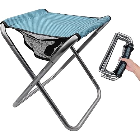 Amazon.com: Camping Stool, 16in Tall Large Size Folding Stool with