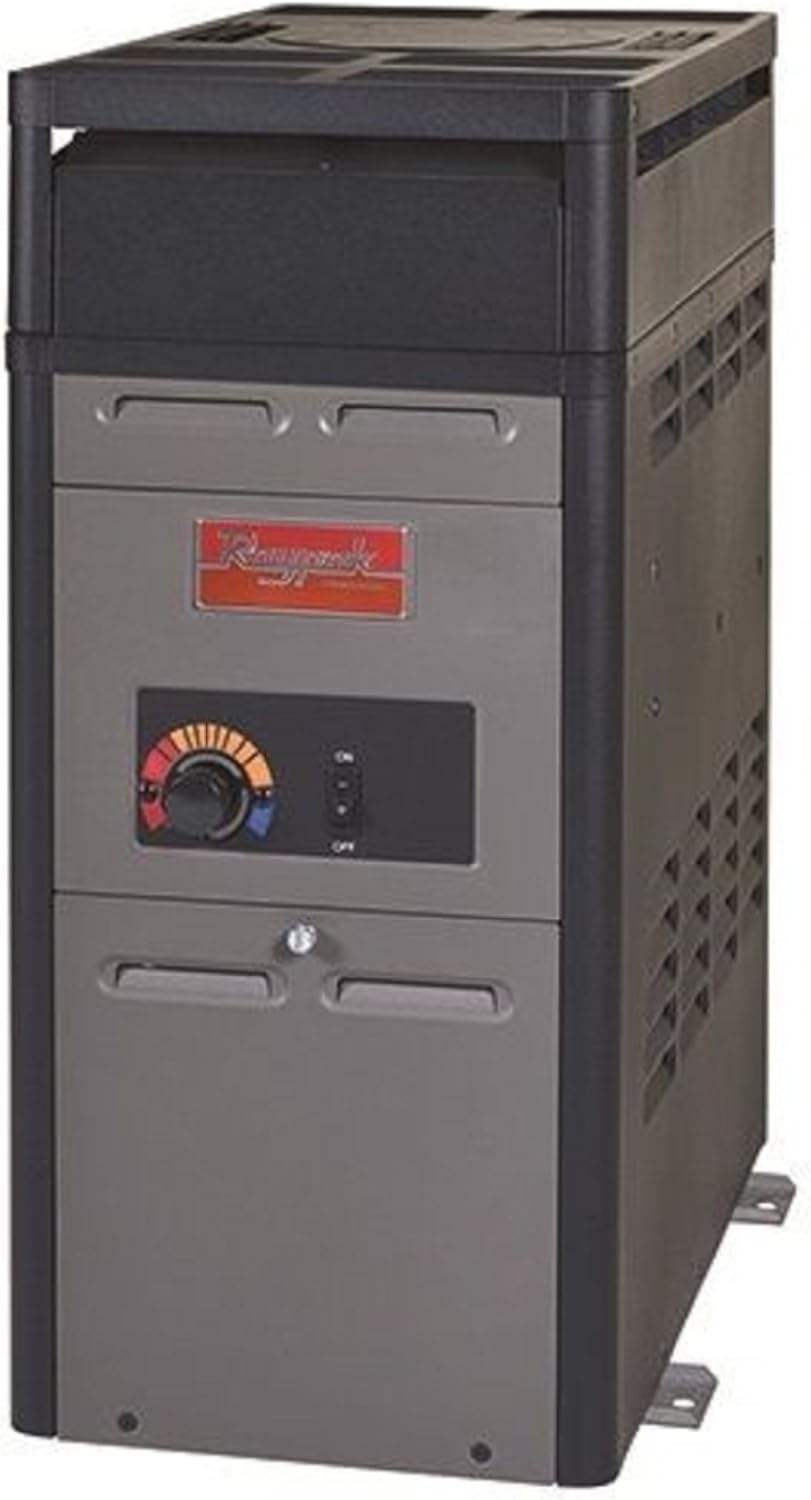 Raypak PR106AENC 105,000 BTU Natural Gas Pool Heater for Above-Ground Pools & Spas - Rust-Proof & Weather-Resistant
