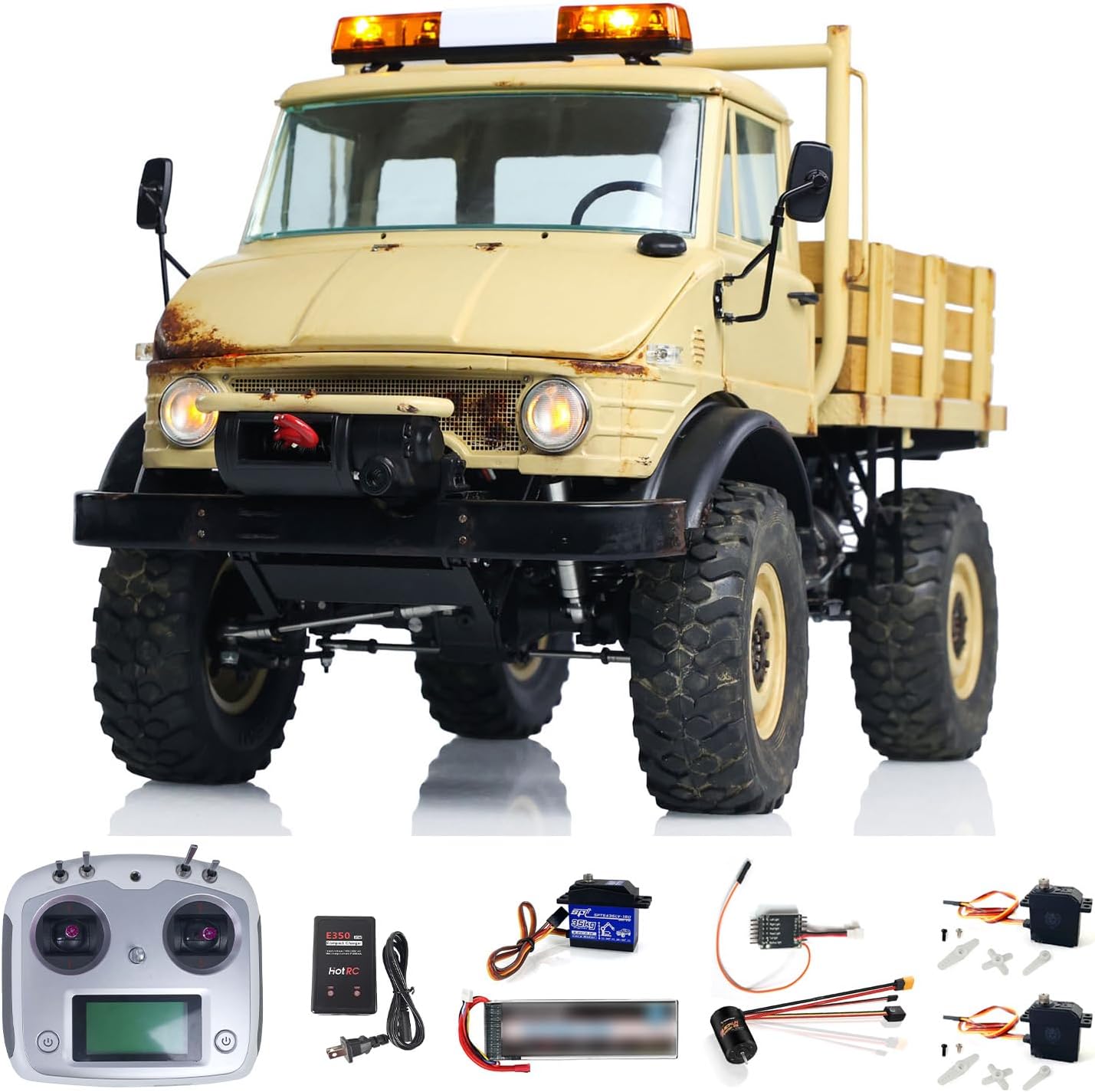 TOUCAN RC HOBBY 1/10 LESU Metal 4x4 Remote Control RC Off-Road Vehicles RTR RC Car UM406 Trucks for Ages 14+