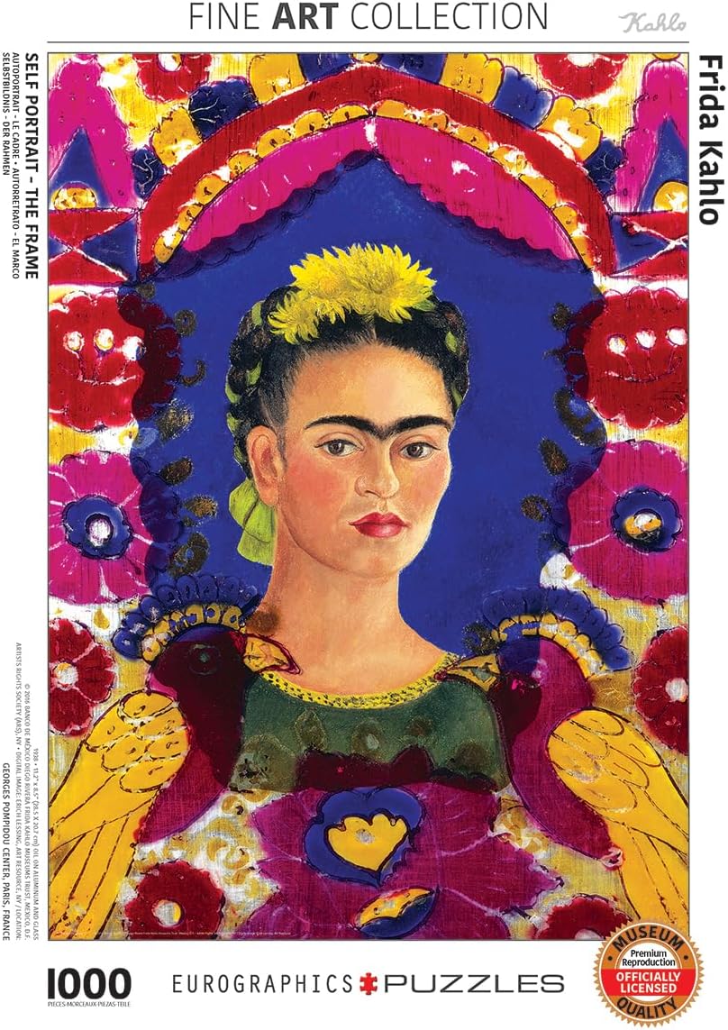EuroGraphics Self Portrait, The Frame by Frida Kahlo 1000-Piece Puzzle