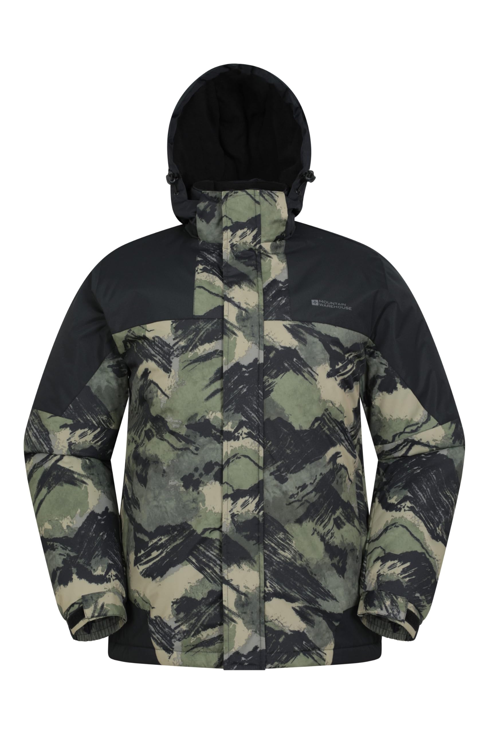 Shadow II Mens Printed Ski Jacket - Green