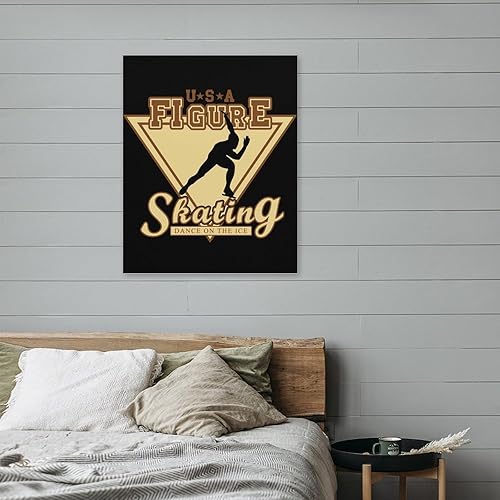 Miniatura 8 de USA Figure Skating Canvas Wall Art Hanging Painting Print Picture Artwork Vertical Posters FFor Living Room Bedroom Decoration