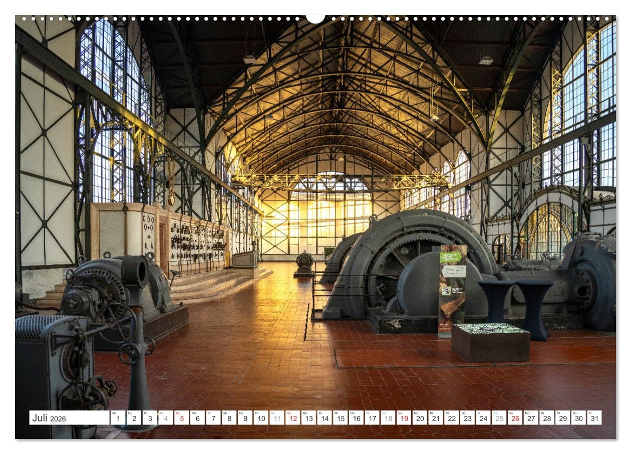 Die Zechen im Ruhrpott (hochwertiger Premium Wandkalender 2026 DIN A2 quer), Kunstdruck in Hochglanz: Die imposanten Relikte vergangener Tage im Ruhrpoot von Dortmund bis Moers (CALVENDO Orte)