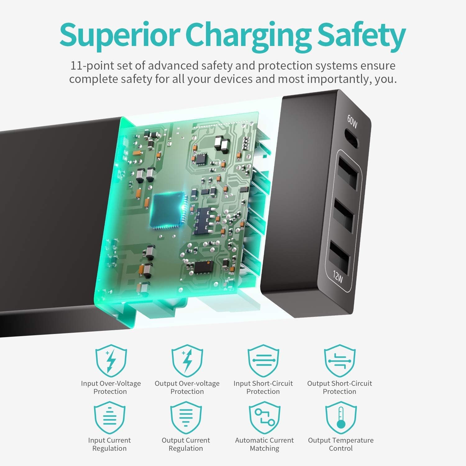 Review Product USB C Charger, Nekteck 4-Port 72W USB Wall Charger with Type-C 60W Power Delivery PD Charger Station Compatible with iPhone 12 Pro Max, MacBook Pro, iPad Pro, Dell XPS, Surface Go, Pixel(Black) 🛒 Flash Sale USB C Charger, Nekteck 4-Port 72W USB Wall Charger with Type-C 60W Power Delivery PD Charger Station Compatible with iPhone 12 Pro Max, MacBook Pro, iPad Pro, Dell XPS, Surface Go, Pixel(Black)