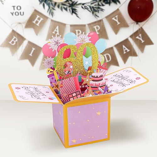 Vista 55 de CIEHER Tarjeta desplegable de cumpleaños número 17 para niñas, tarjeta de felicitación 3D de feliz cumpleaños de 17 años, regalos únicos