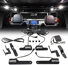 IAG 4PC Interior LED Dome Light Kit V2 w/Harness for Ford Bronco 2021+ 4 Door Hardtop (includes mounting brackets)