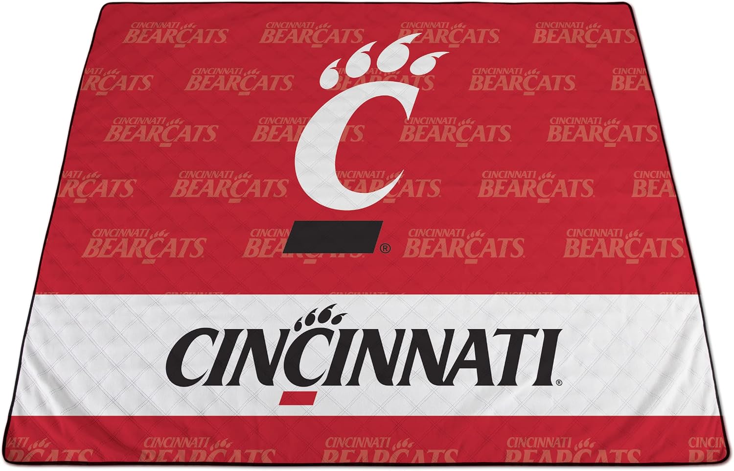 Picnic TIME NCAA Unisex-Adult NCAA Impressa Picnic Blanket, Lightweight Beach Blanket, Machine Washable, Outdoor Blanket