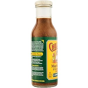 Cholula Marinade & Cooking Sauce, Carne Asada, For Carne Asada Tacos, Taco Salad, Steak Marinade and More, 12 fl oz