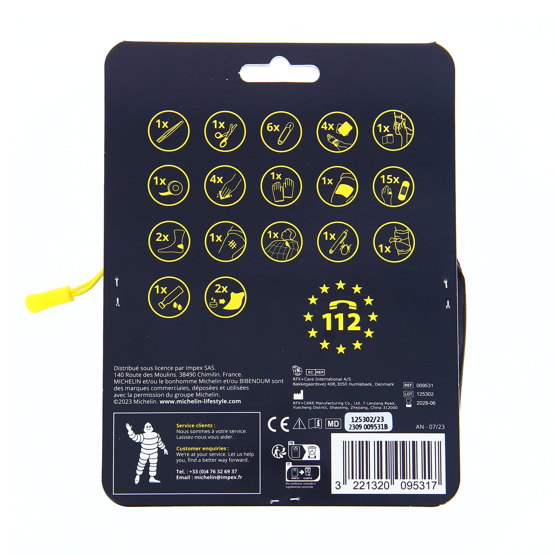 MICHELIN Botiquin Coche 9531