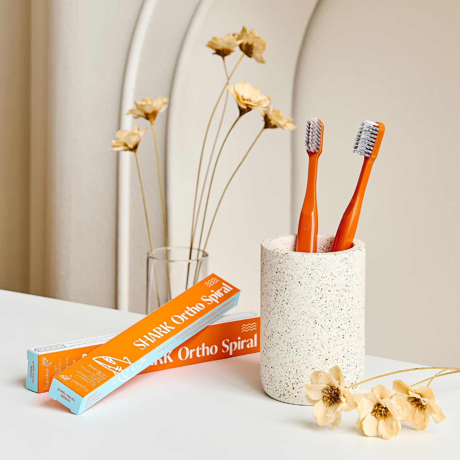 Cepillo de dientes de ortodoncia para aparatos ortopédicos [4 paquetes] [fabricado en Corea] Corte en V Dupont USA Bristles Braces cepillo de dientes para soportes y limpieza de cables