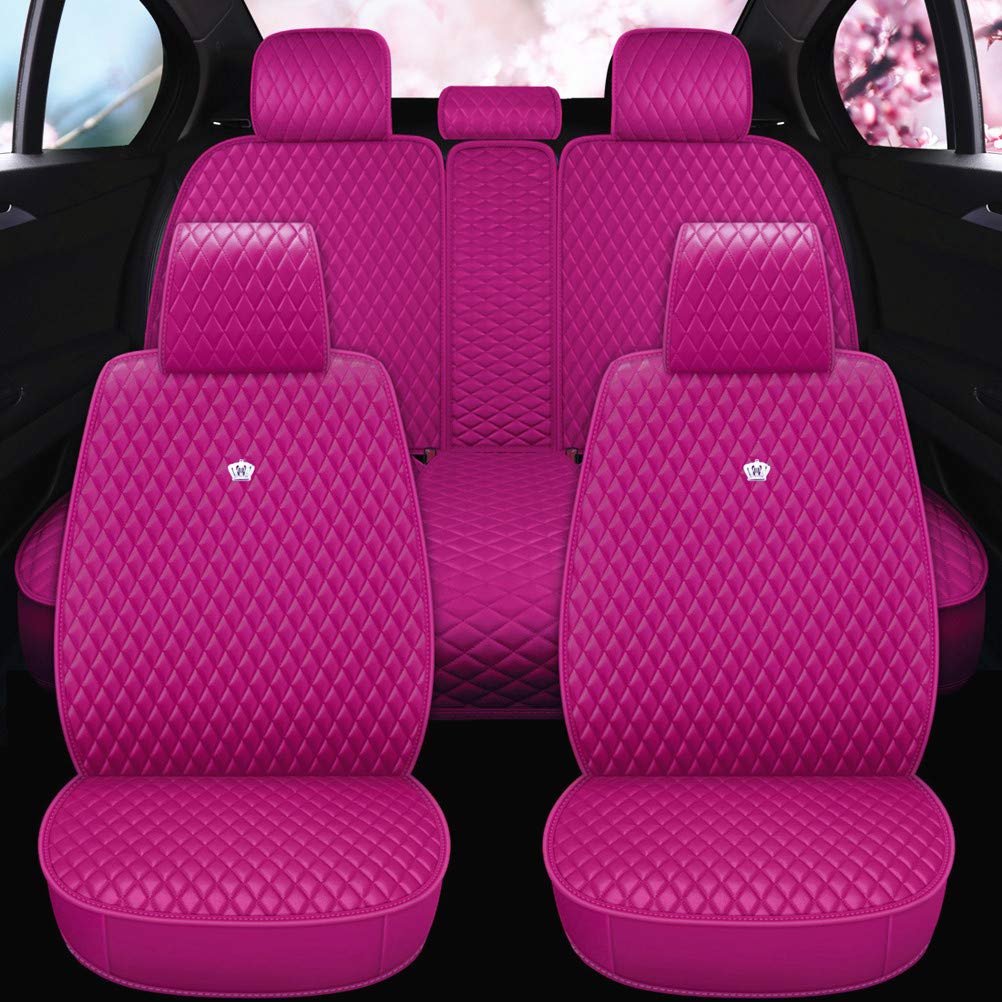 【送料無料/新品】 シートカバー ダッシュデザインハワイアン1列ピンクWブラックカスタムシートカバー Dash Designs