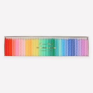 Meri Meri Rainbow Twisted Mini Candles (Pack of 50)