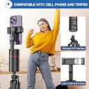 Kratos K13 Ai Powered Auto Face Tracking Tripod,360° Rotation Mobile Holder for Smart Video Shoot with Remote,No App Needed,Gimbal Stabilizer with Gesture Control for Video Recording gallery image
