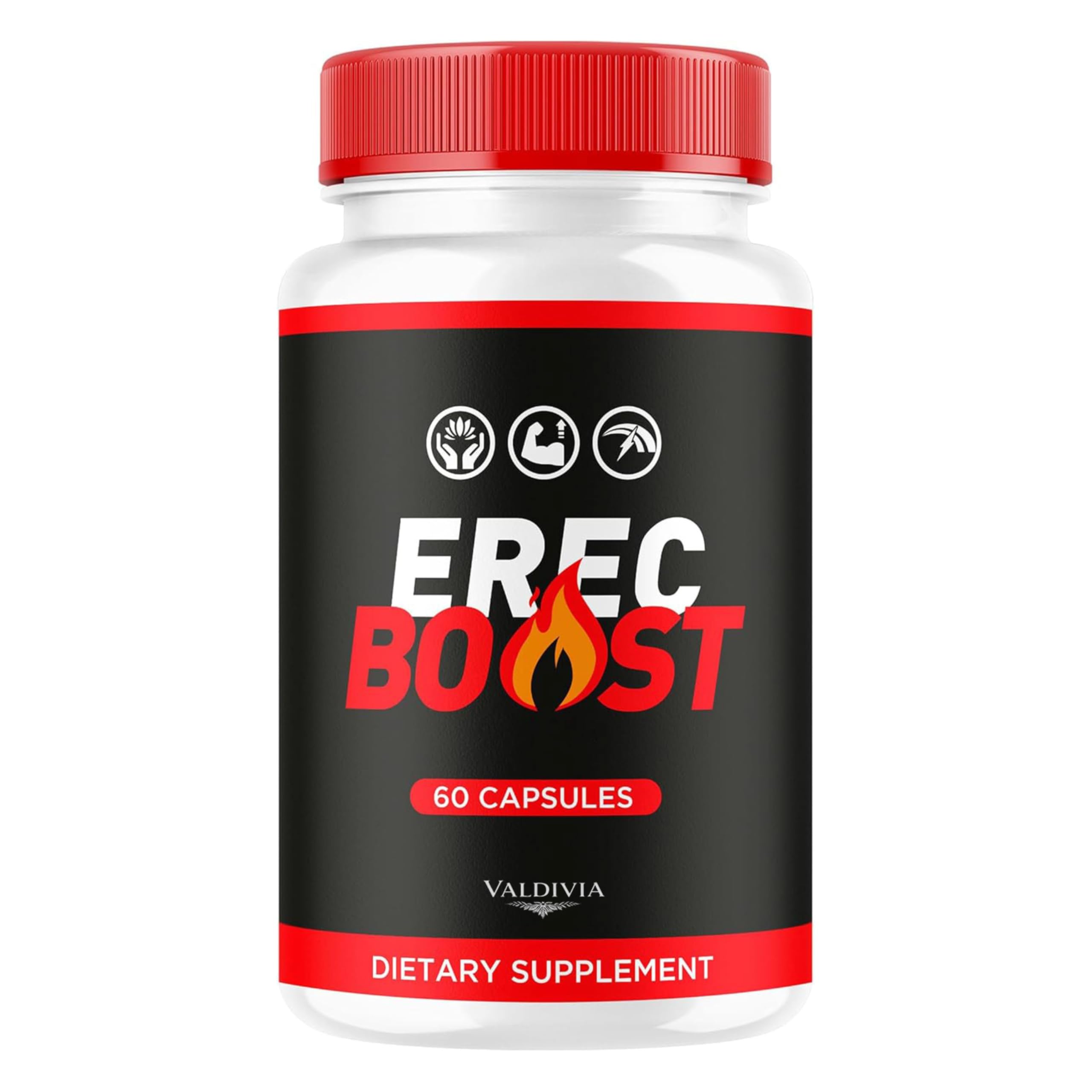 ErecBoost Capsules, Original Capsulas Supplement Pastillas - Advanced Formula, 60 Capsules for 1 Month