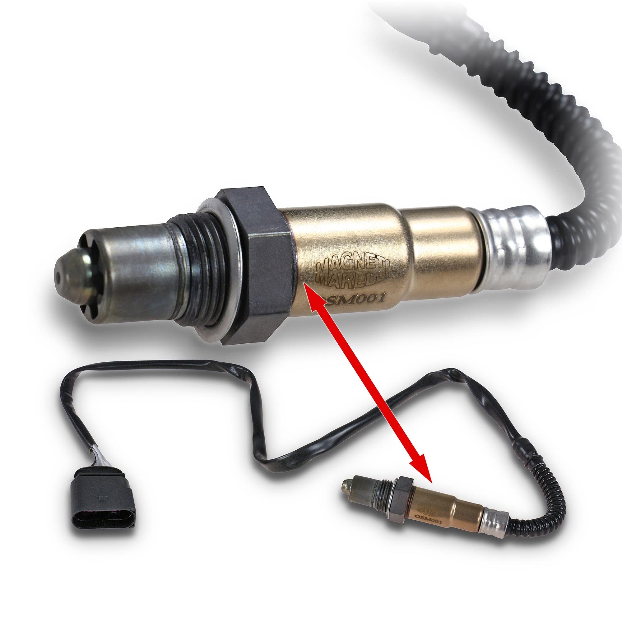Marelli 466016355050 Sonda Lambda Per Motori – Ricambio Originale Per Sistema Di Controllo Emissioni E Ottimizzazione Carburante