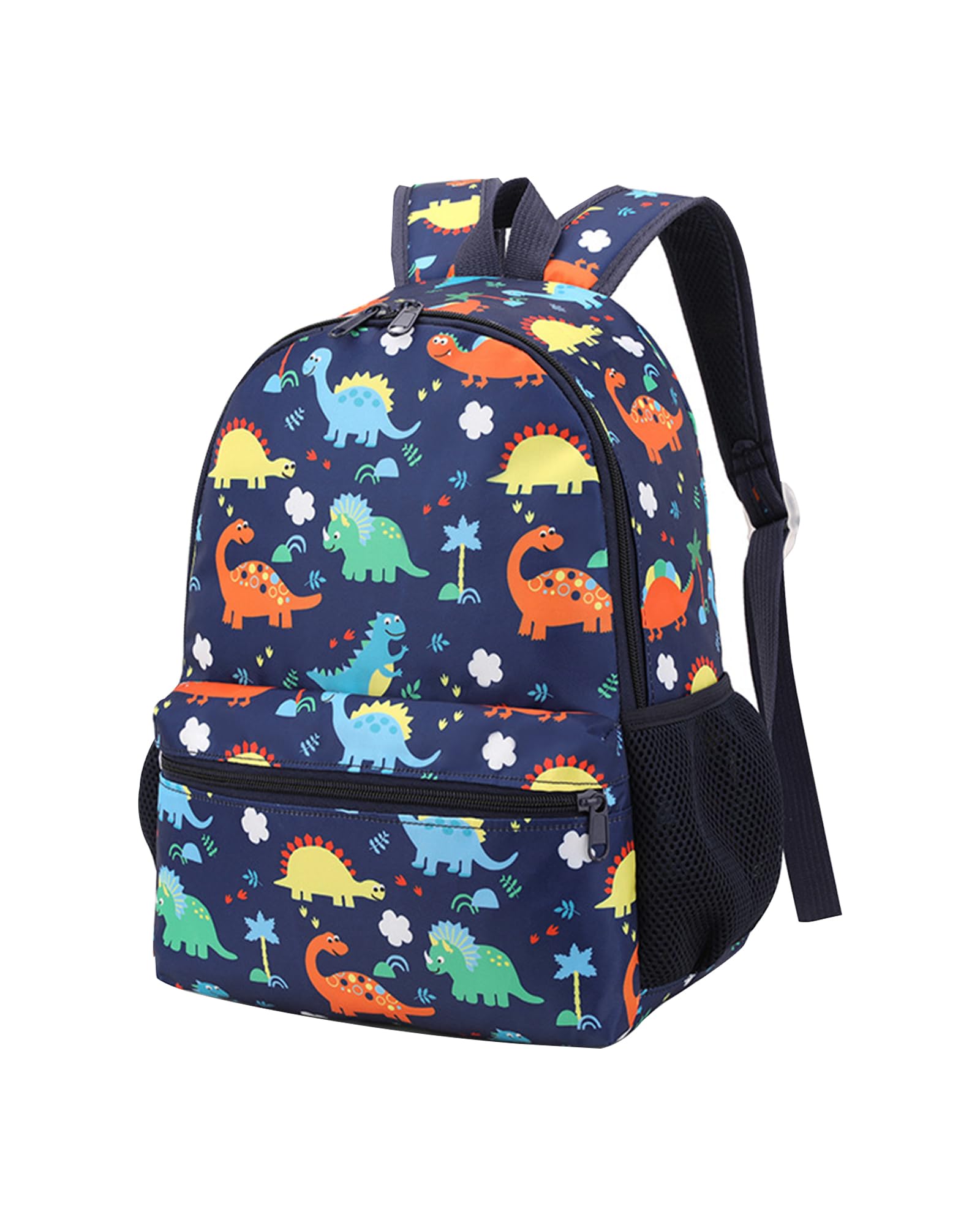 Sac De Gym Enfant HECKBO Motif Dinosaure - 40x32cm - Polyester-Coton - École, Sport, Voyage - Lavable Et Résistant