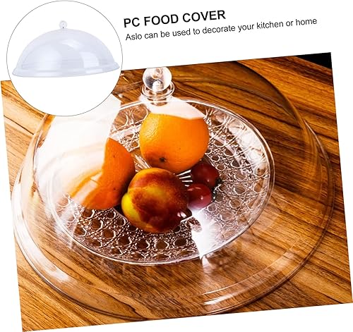 Miniatura 3 de NOLITOY Cubierta de cristal para soporte de pastel, cubierta de cristal para tartas, cubierta de acrílico para aperitivos, platos de pizza del