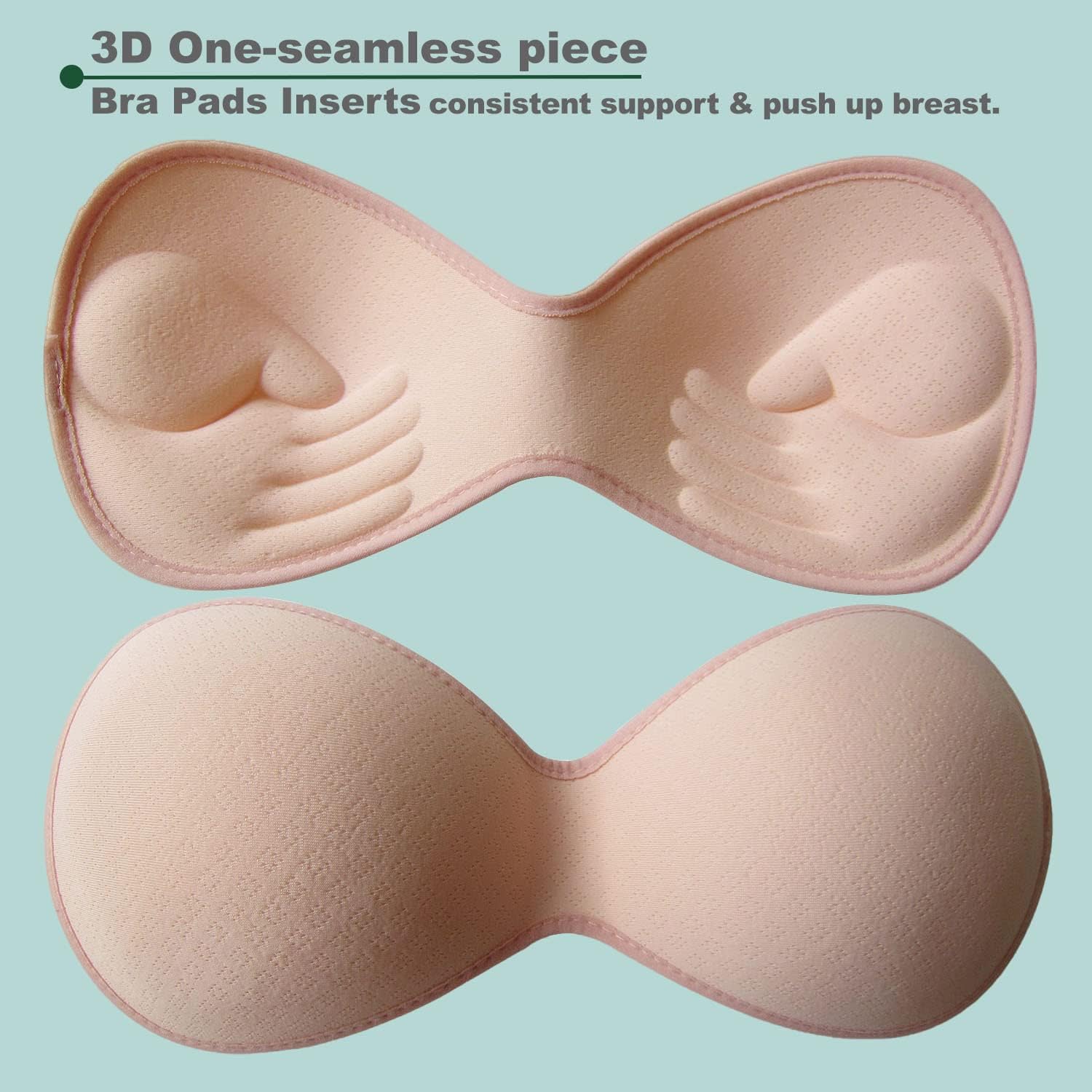 Sports Bra Pads Inserts for Push Up Bra, Bikini & Swimsuits