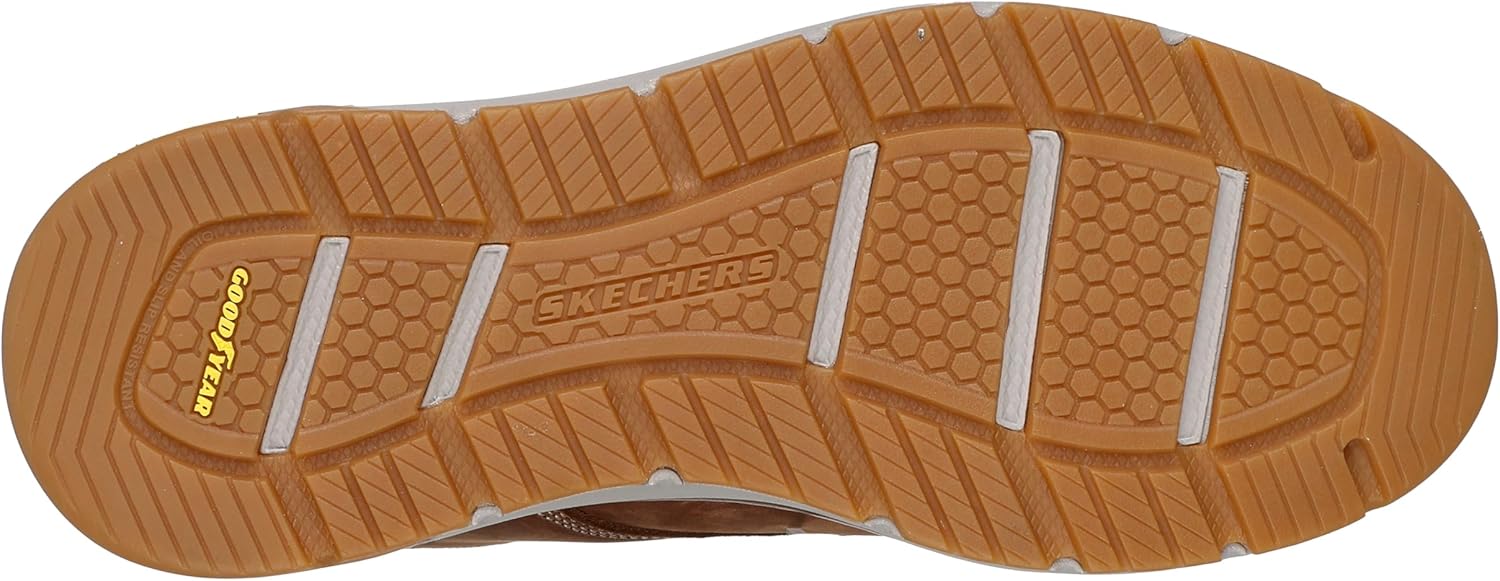 Skechers mens John Deere Slip Ins Flex Boot Soft Moc Toe