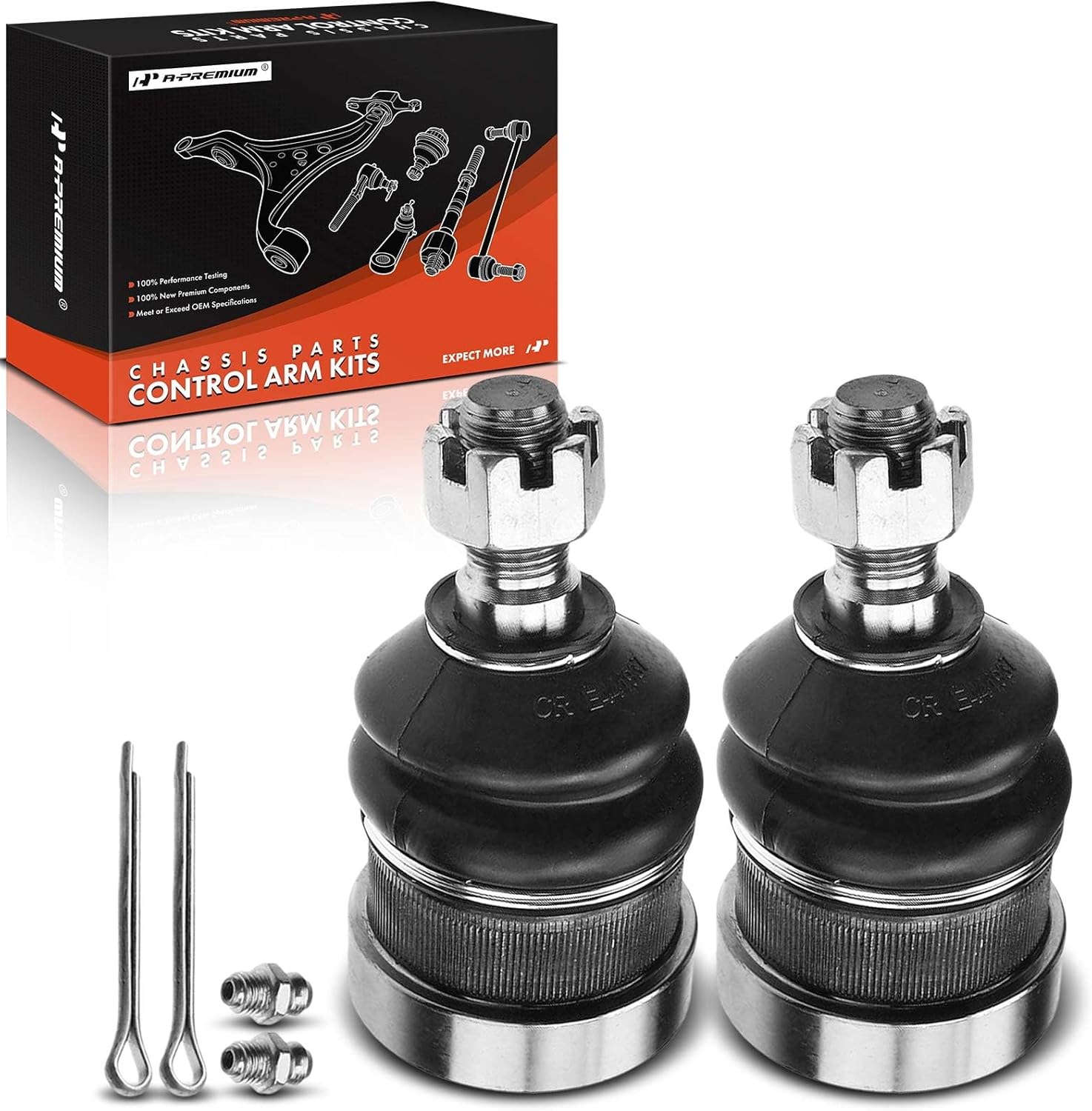 A-Premium 2 x Front Lower Ball Joint Compatible with Ford Thunderbird 1989-1997, Lincoln Mark VIII 1993-1998, Mercury Cougar 1989-1997