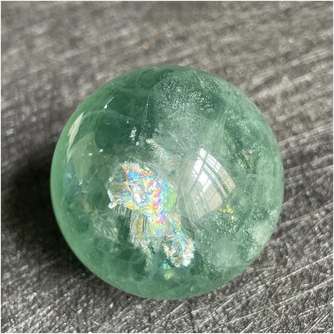 Crystal Stone Home Decor Natural Stone Fluorite Crystal Ball Polished Quartz Sphere Room Decor