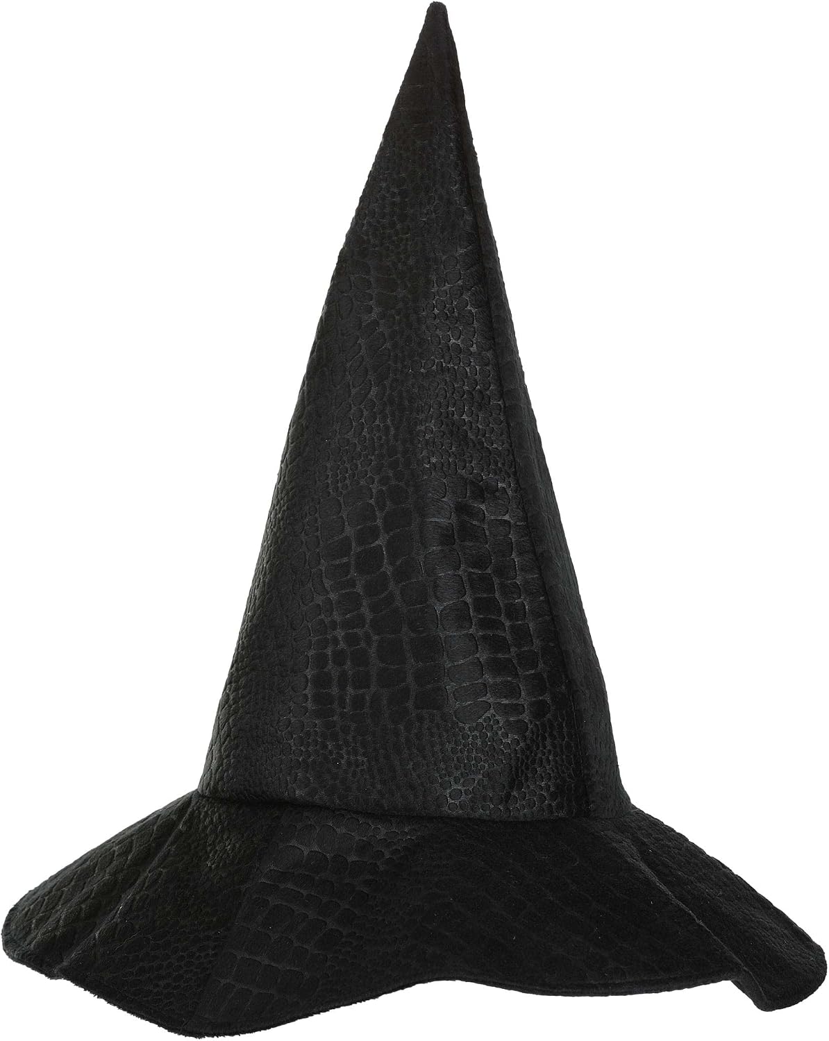 Elphaba Witch Hat for Women with Sculpted Velour Fabric and Stiffened Brim