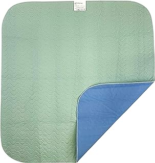 Patient Aid 34" x 36" Bed Pad ( 2 Pack) - Incontinence Mattress Bedding Protector Liner Underpad - Reusable, Washable, Waterproof - Adult & Children - Home Care & Hospital Use - Premium Quality