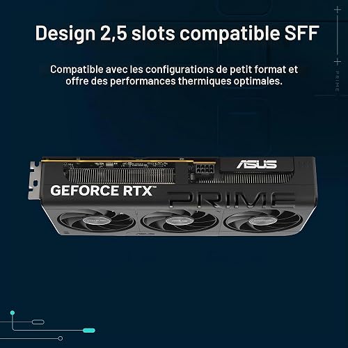 ASUS The SFF-Ready Prime GeForce RTX™ 5060 8GB GDDR7 Graphics Card (PCIe® 5.0, 8GB GDDR7, HDMI®/DP 2.1, 2.5-Slot, Axial-tech Fans, Dual BIOS) - 2