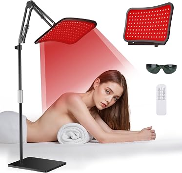Red Light Therapy for Face Body Infrared Light Lamp Larger Panel