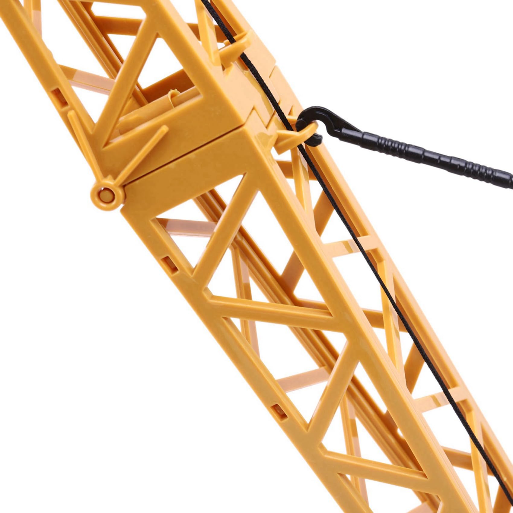 2X RC Simulación de Control Remoto de Construcción de Grúa Juguetes Crane Tower Modelo de Camión Juguetes 360 Grados Girar Regalos de Cumpleaños