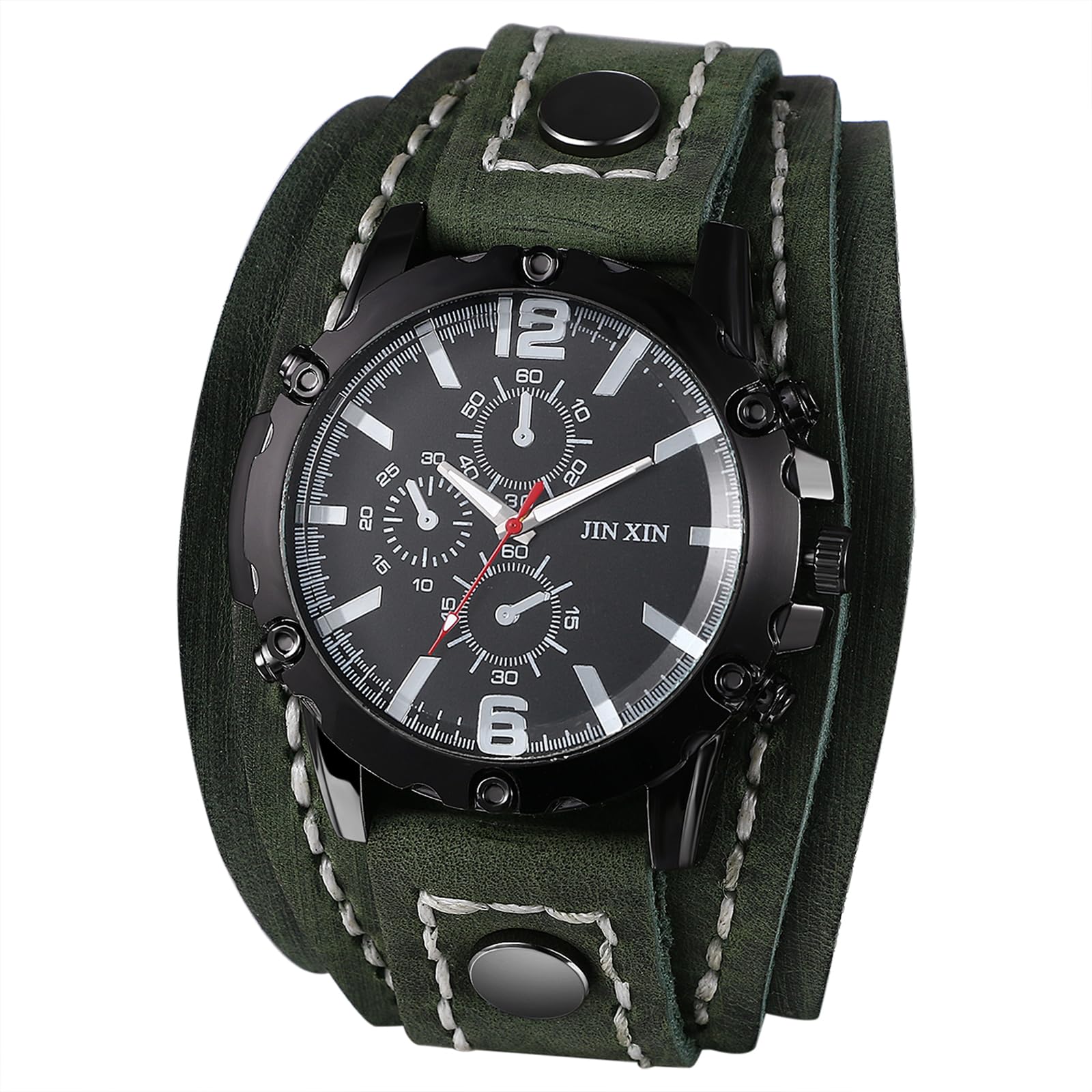 レザー腕時計　メンズ（Mサイズ）　ブラウン　ブレスレットウォッチ レザーブレス感覚の革腕時計【KC,s】レザーブレスウォッチ