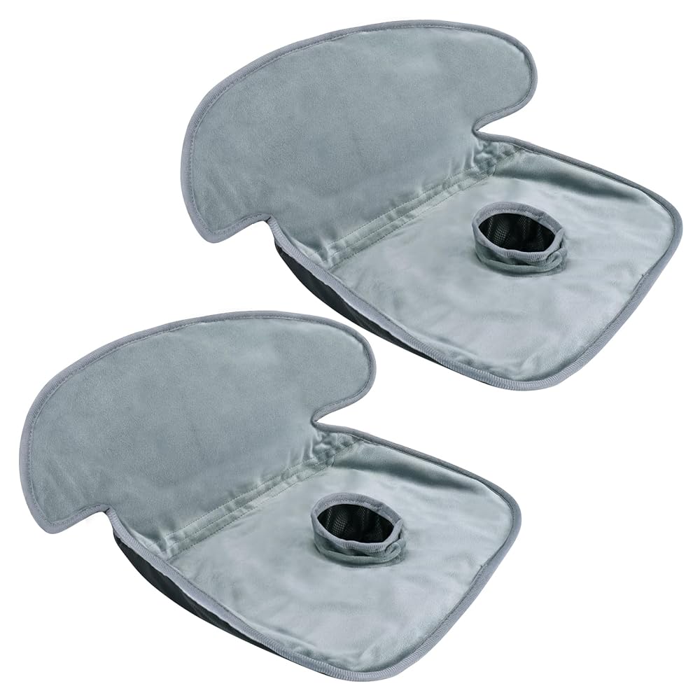 INFANZIA Dry Seat, Car Seat Protector Waterproof Carseat Liner Potty Training Toddlers, Baby and Infants, Piddle Pad for Carseats Strollers (Grey, 2 Packs