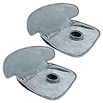 INFANZIA Dry Seat, Car Seat Protector Waterproof Carseat Liner Potty Training Toddlers, Baby and Infants, Piddle Pad for Carseats Strollers (Grey, 2 Packs