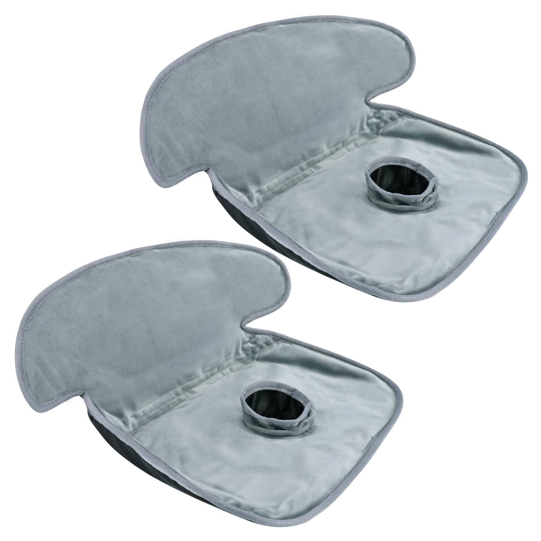 INFANZIA Dry Seat,Paquete de 2 Protectores de Asiento de Coche Impermeables para Entrenamiento de Orinal para niños pequeños, bebés y bebés, Almohadilla para Asientos de Coche, cochecitos, Gris