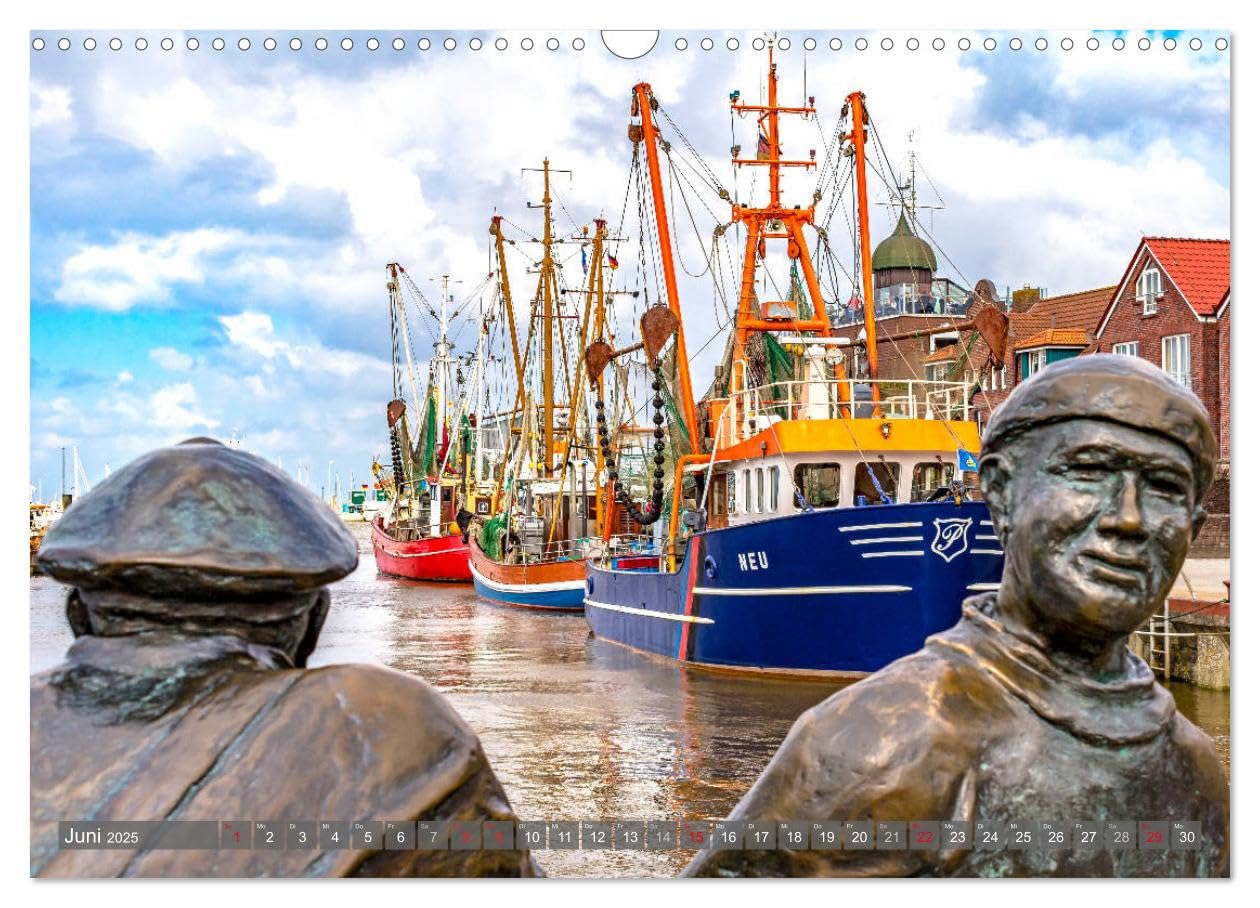 NORDSEE-VERLIEBT (Wandkalender 2025 DIN A3 quer), CALVENDO Monatskalender: Impressionen von der Waterkant (CALVENDO Orte)