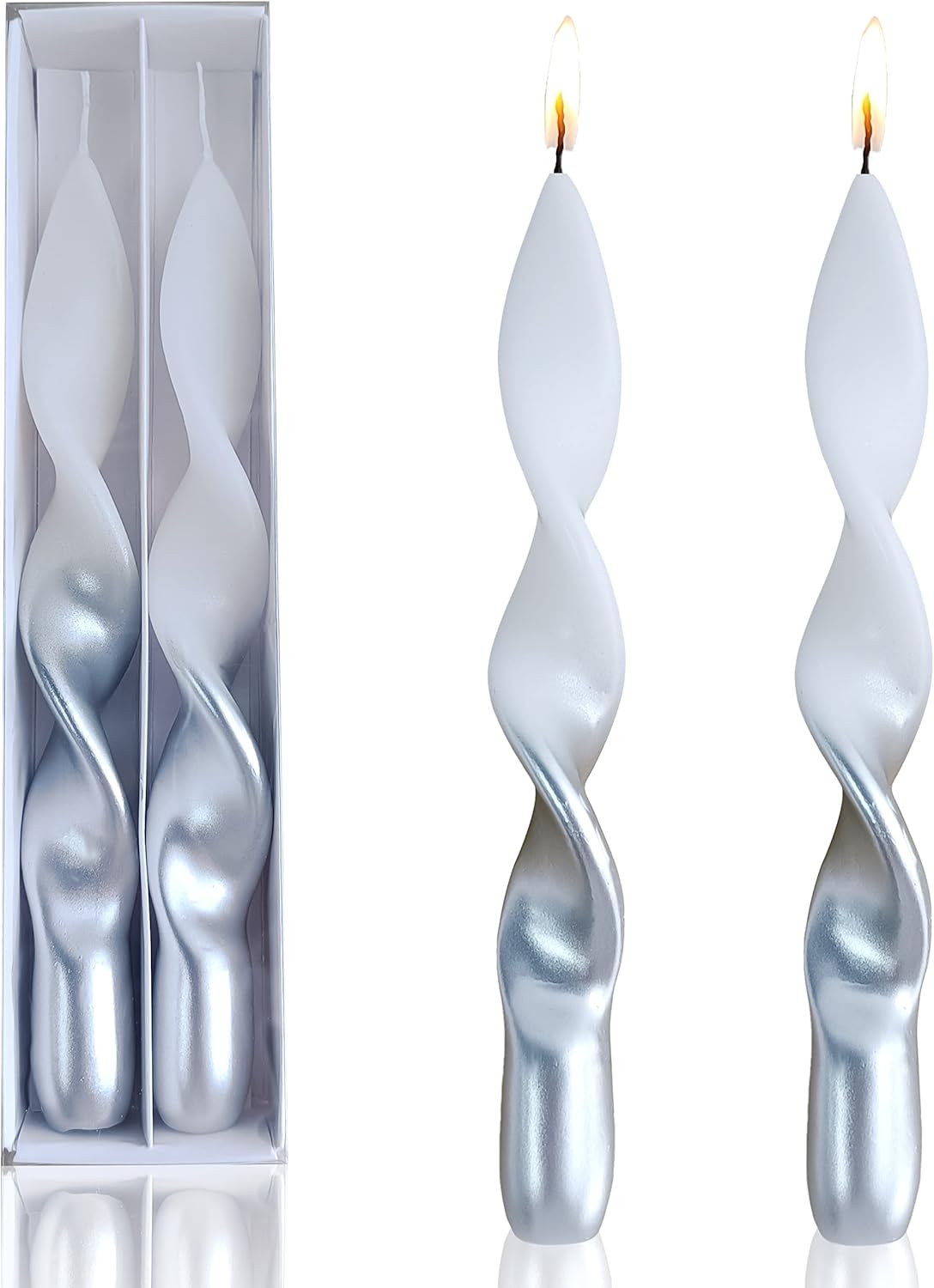 Candele Coniche Dusty Pink 30 Cm - Confezione Da 12 Pezzi Per Ristoranti E Eventi