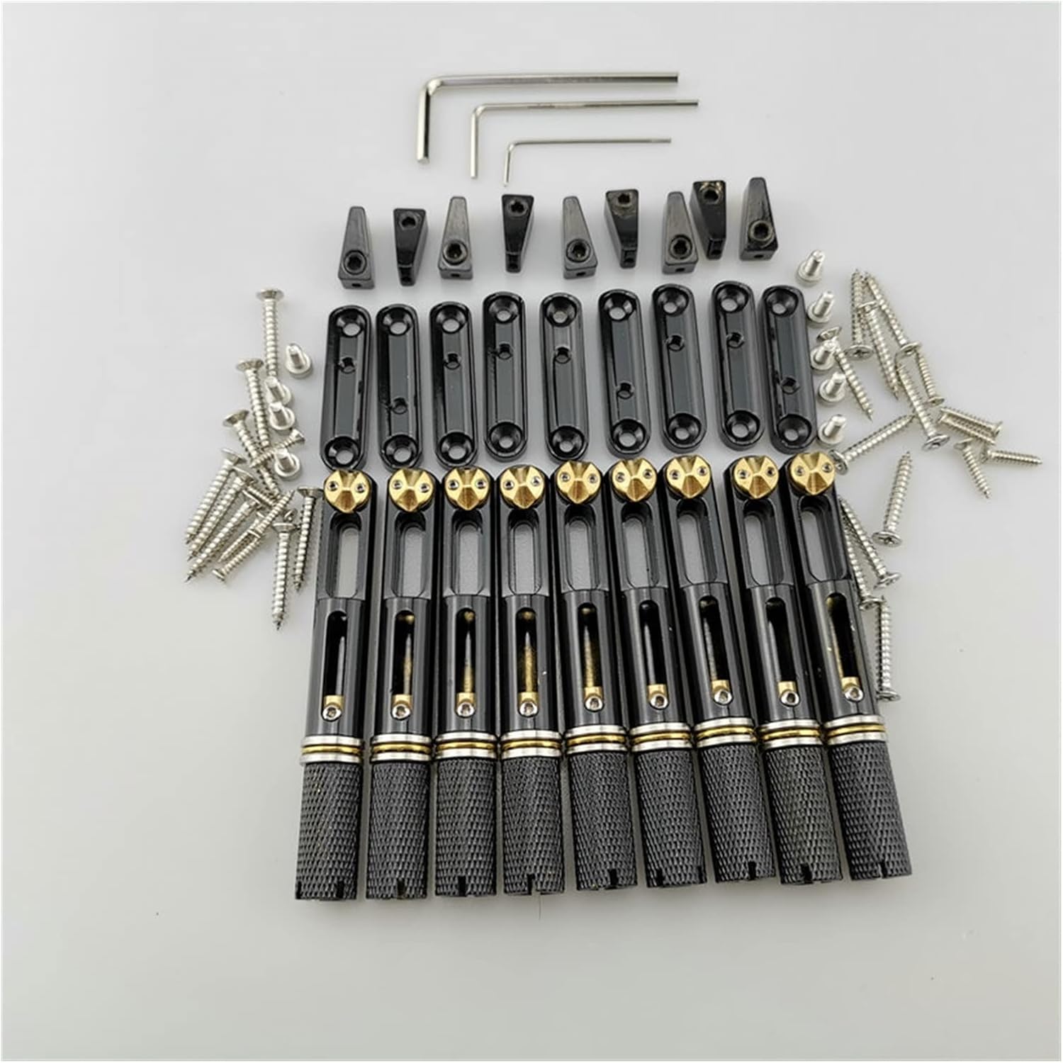 MBBHD Guitar Replacement Parts Black Single Headless