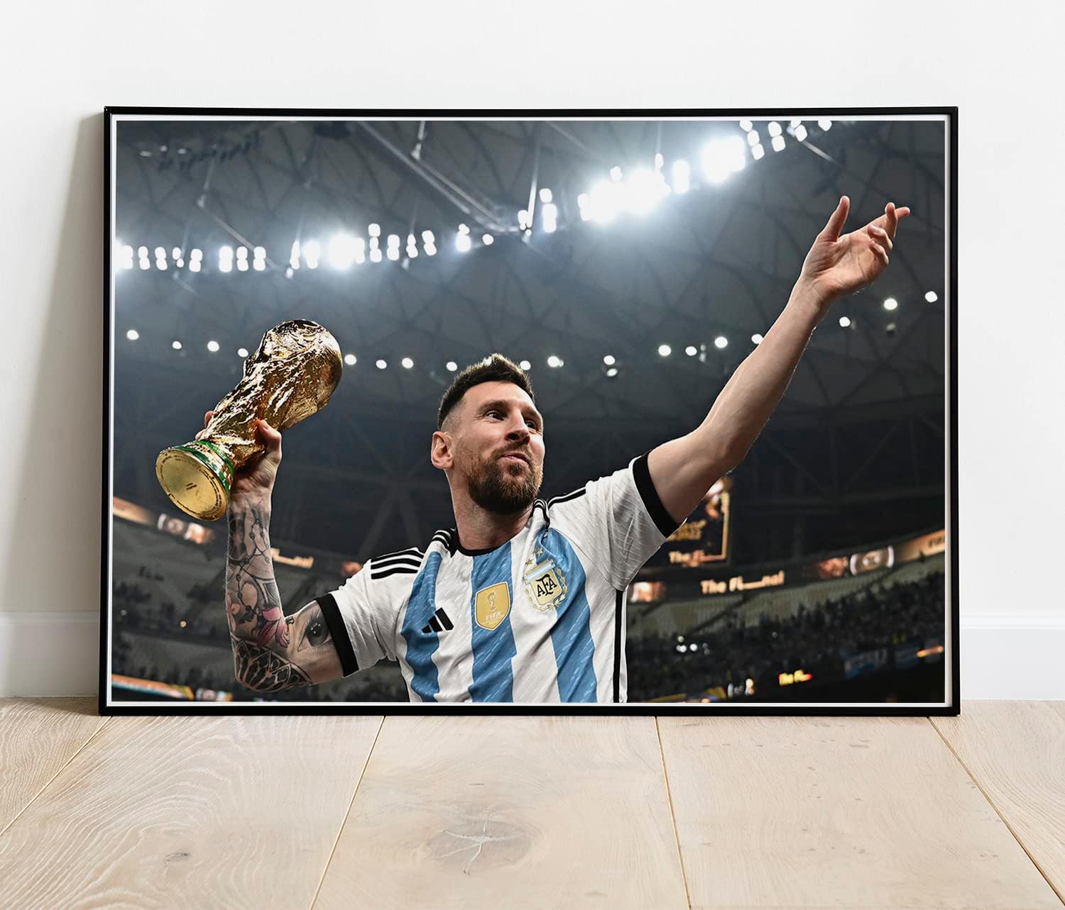Football Legends World Cup Winners 2022 Argentina Lionel Messi Huge