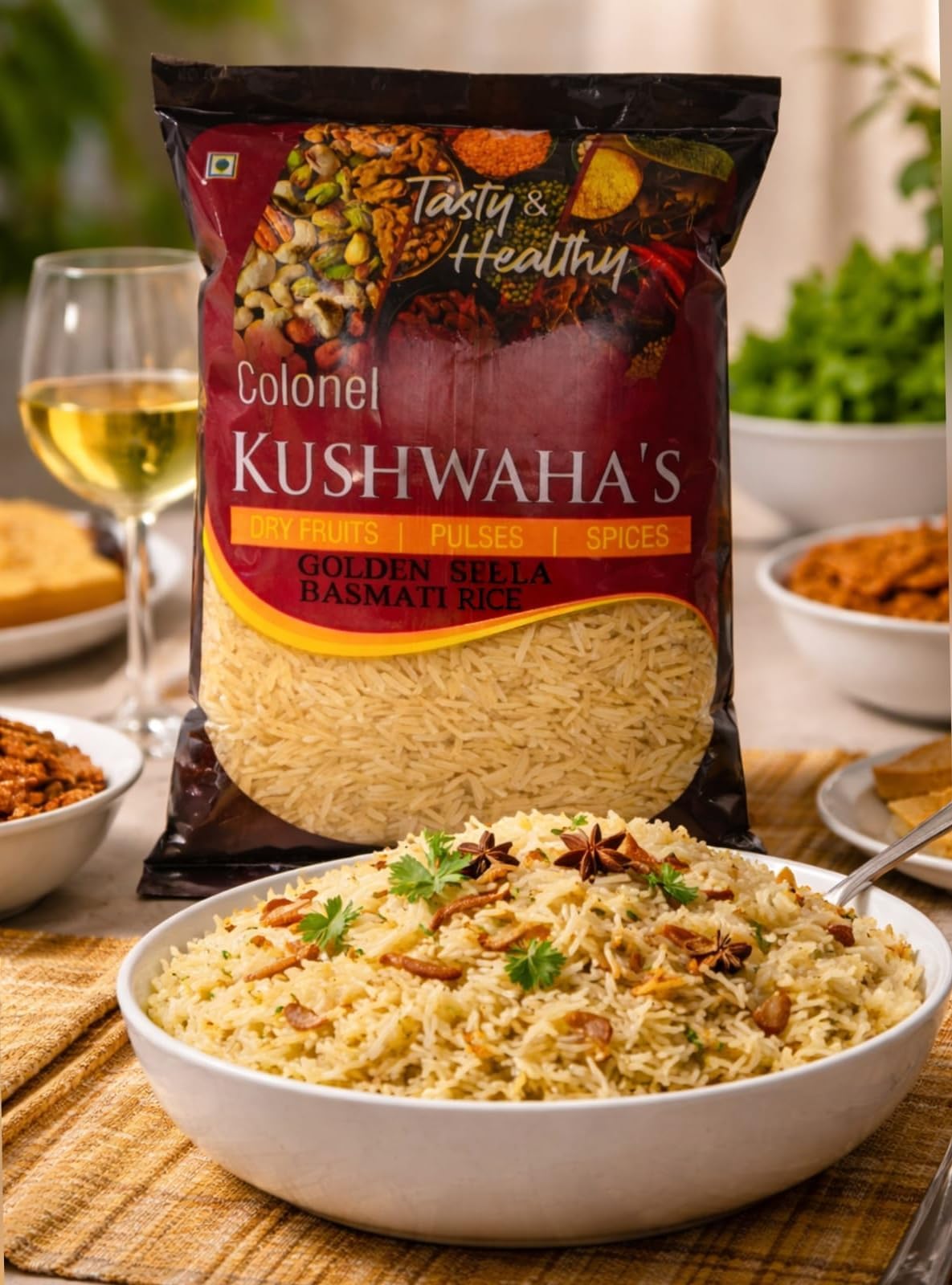 Colonel Kushwaha's Basmati Golden Sella Rice
