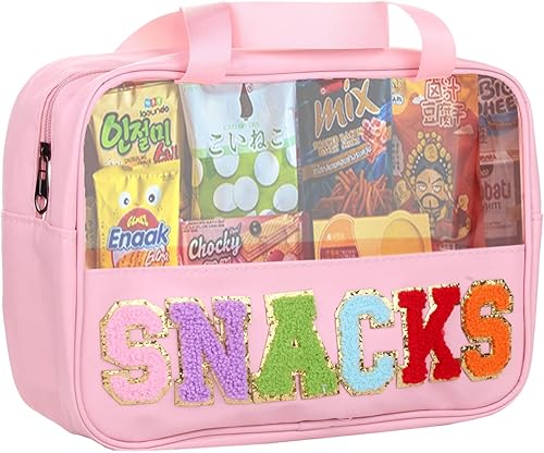 Miniatura 2 de Carta de chenilla transparente de PVC y piel sintética, bolsa de almacenamiento grande para cosméticos de viaje, bolsa de almacenamiento impermeable