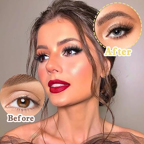 Miniatura 4 de Pestañas autoadhesivas, racimos de pestañas reutilizables, 48 unidades, pestañas individuales, sin pegamento, rizo C, extensiones de pestañas de