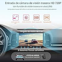 Vista 6 de ATOTO A6PF - Estéreo de coche Android de doble DIN, CarPlay inalámbrico, Android Auto inalámbrico, MirrorLink, navegación en pantalla táctil de 7