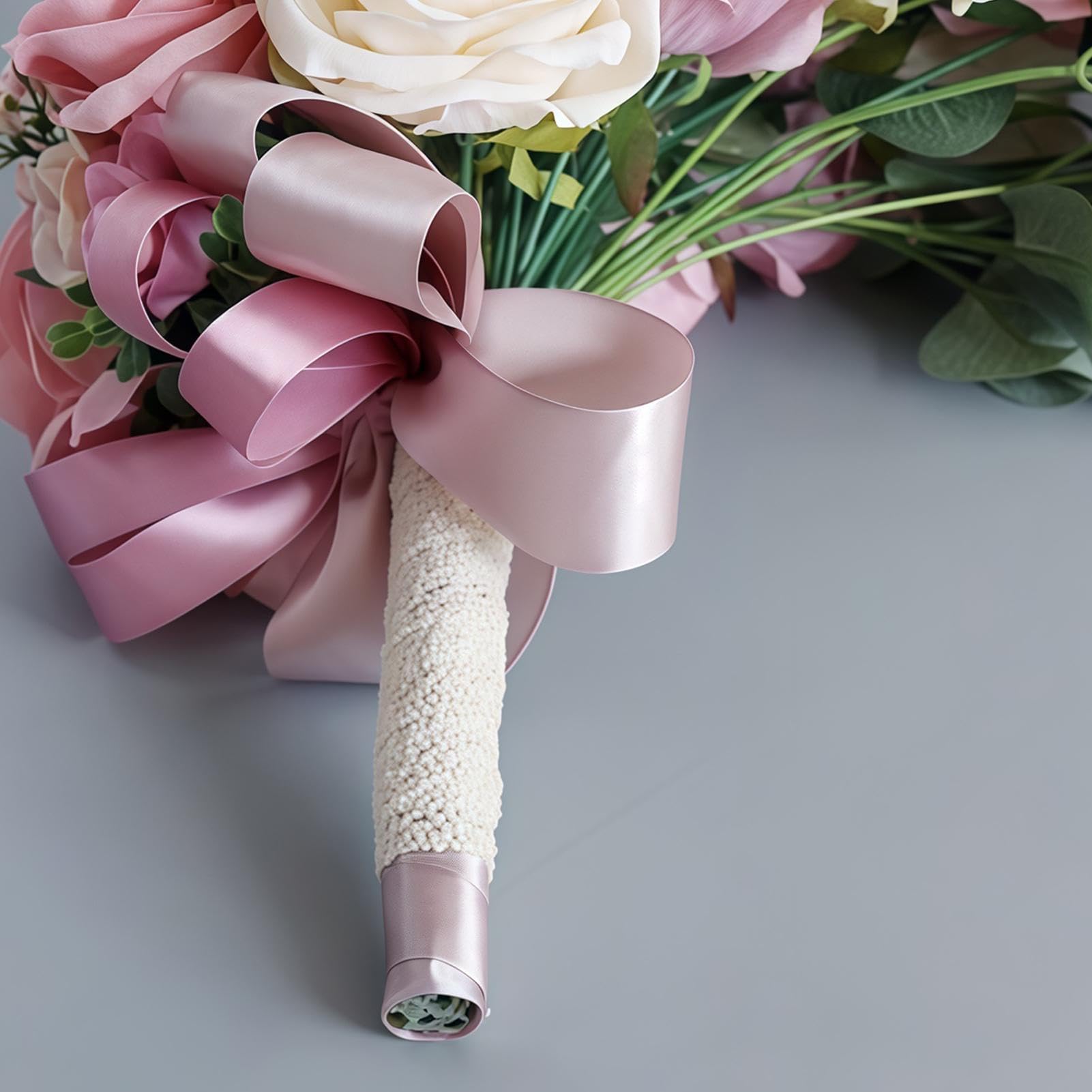 Generico Bouquet Nuziali per la Sposa Cascata Artificiale Realistica