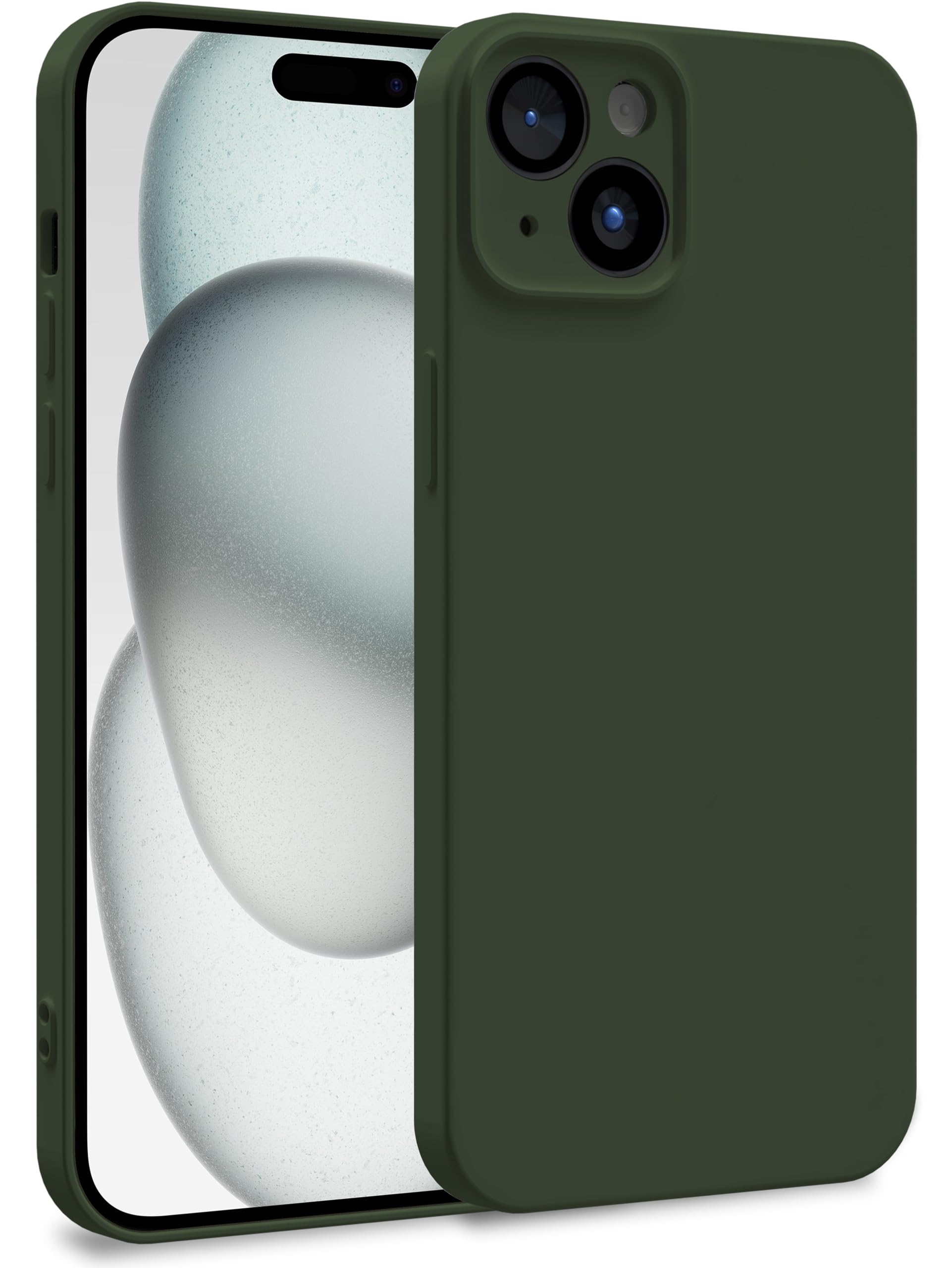 MyGadget Handyhülle Für IPhone 15, Gelb, Mit Kameraschutz, Stoßfest & Kratzfest, Aus Silikon & Microfaser
