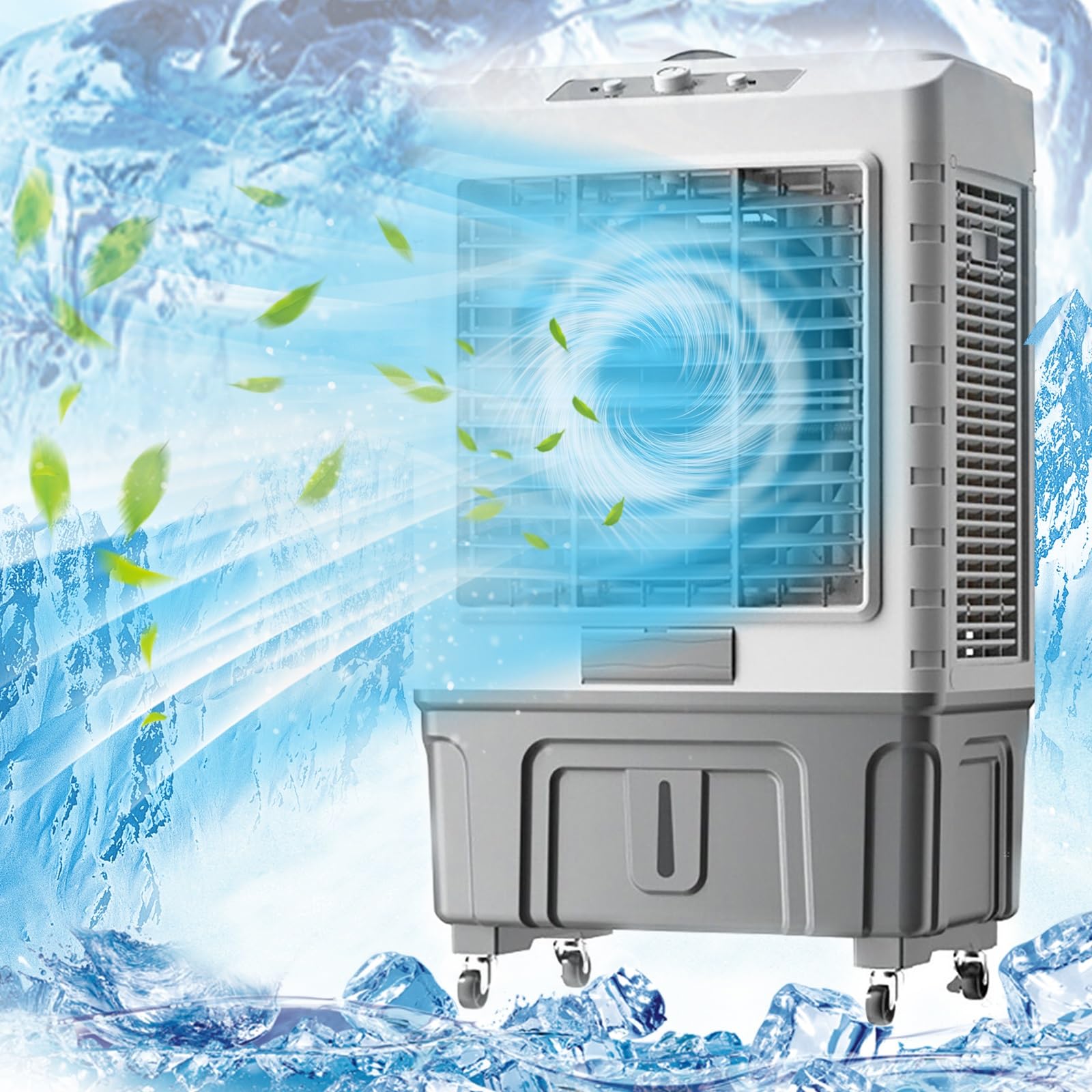 AYCDL Portable Air Conditioner with 120° Oscillation, 3 Speeds, Cooler for Room Garage Office Use,60 * 42 * 102cm/24 * 17 * 40in