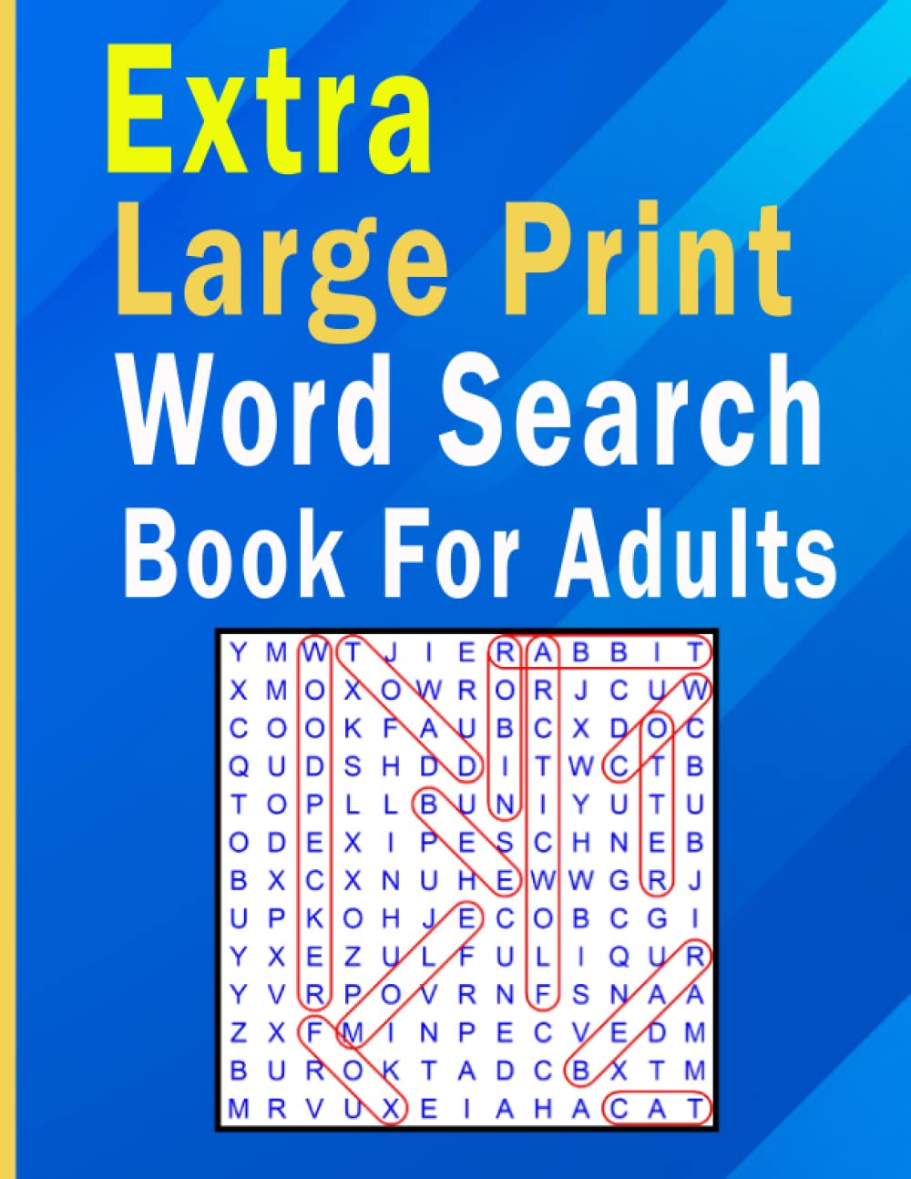 Extra Large Print Word Search Book For Adults: Wordsearch Puzzles for Adults, S