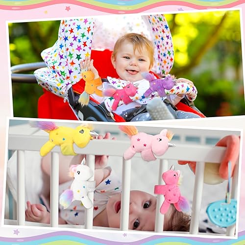 Vista 23 de Liliful Paquete de 8 pulseras de peluche para niños, diseño de gato de peluche, operación de Navidad, muñeca de 8 pulgadas, linda pulsera a presión